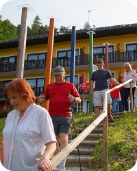 Natur spüren........ Kneippanlage Gasthof Waldhof